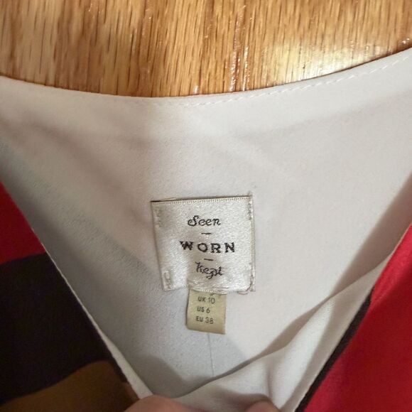 NWT Anthropologie Madison Silk Dress by Seen Worn Kept Women's Size 6 100% Silk - Picture 3 of 8